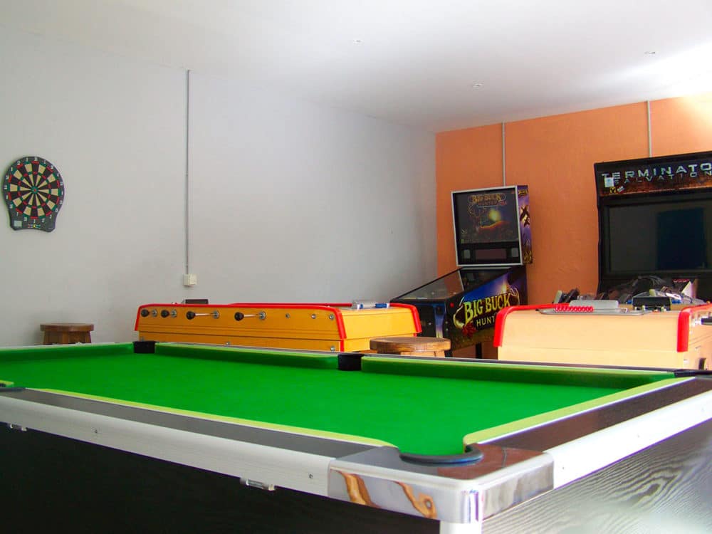 salle de jeux du camping en Ardèche