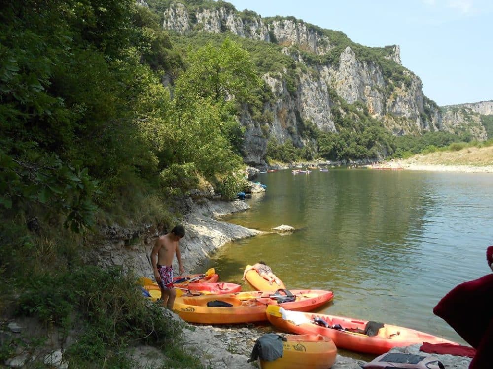 canoë sur l'Ardèche