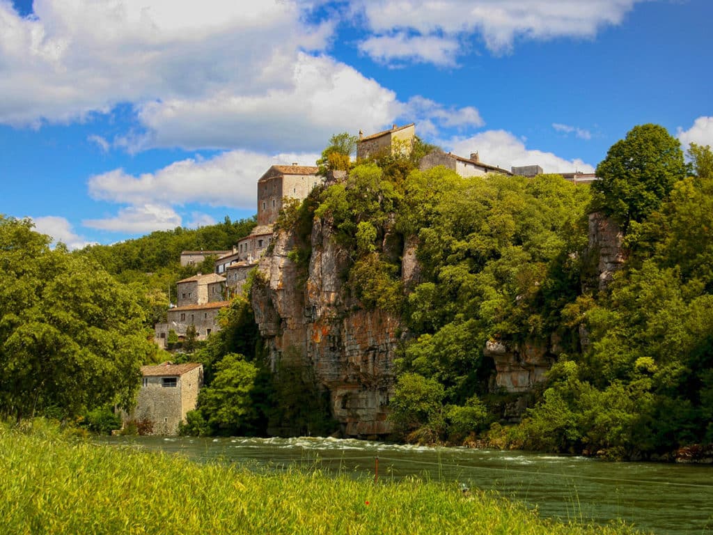 Vallée de l'Ardèche près du camping