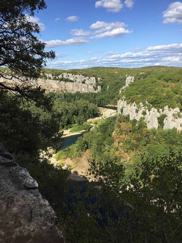 les gorges de chassezac en ardeche